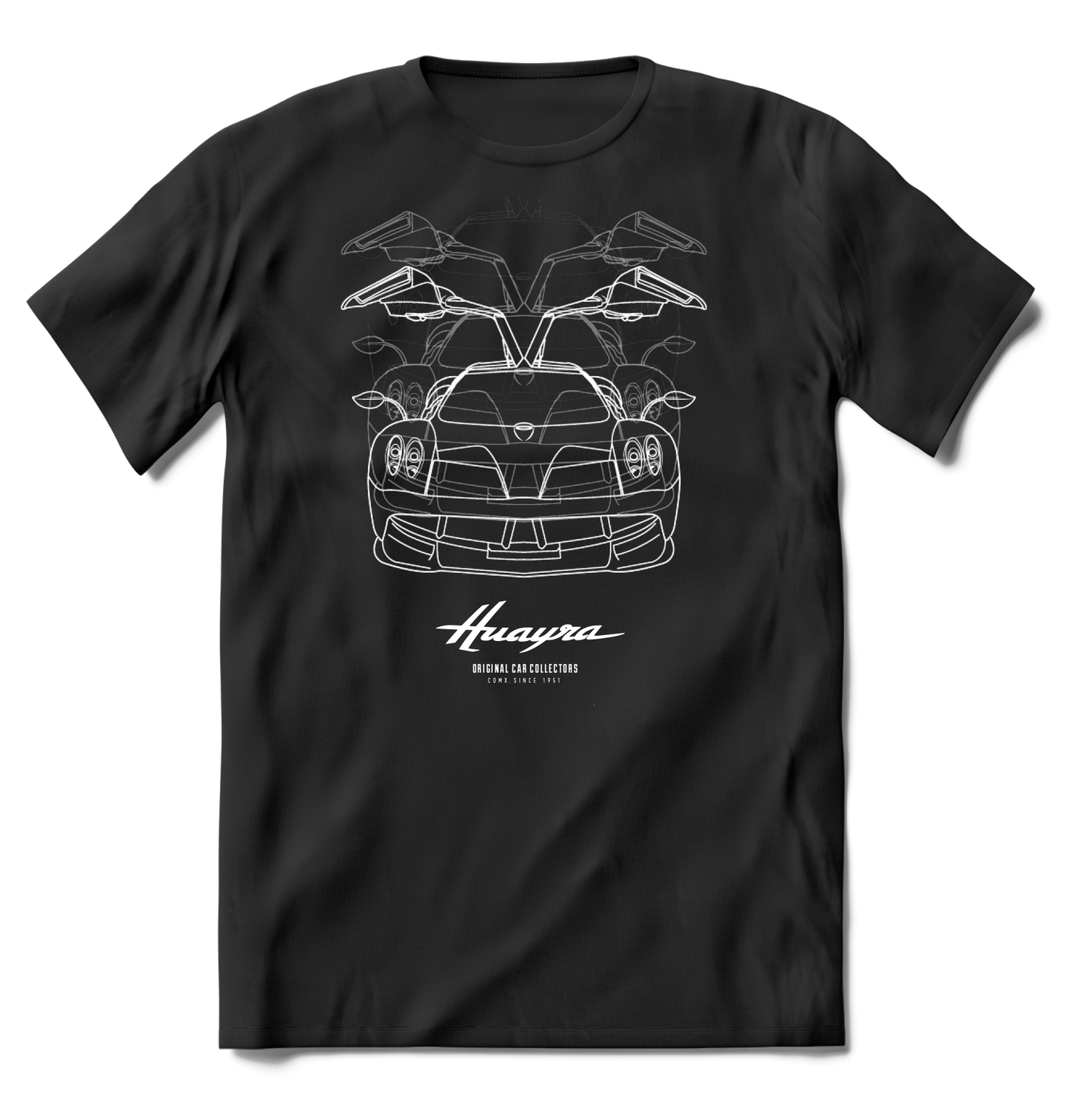 T-shirt Don Huayra Race Car Negra